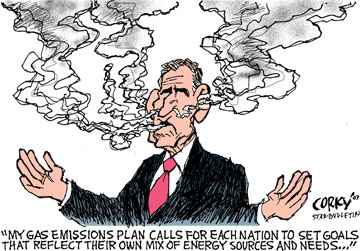 Corky's Editorial cartoon