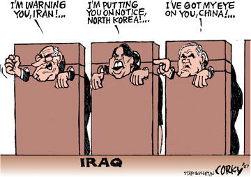 Corky's Editorial cartoon