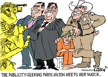 Corky's Editorial cartoon