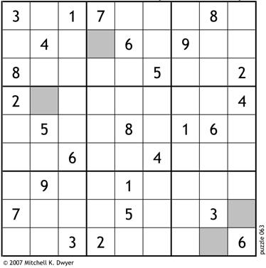 Scrivener's Sudoku