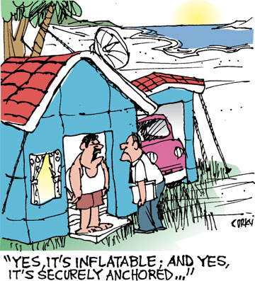 Corky's Hawaii cartoon