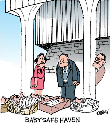 Corky's Hawaii cartoon
