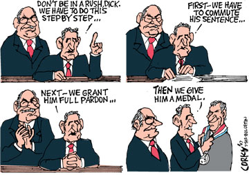 Corky's Editorial cartoon