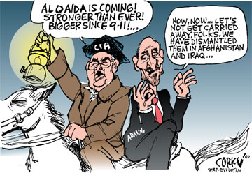 Corky's Editorial cartoon