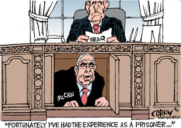 Corky's Editorial cartoon