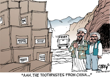 Corky's Editorial cartoon