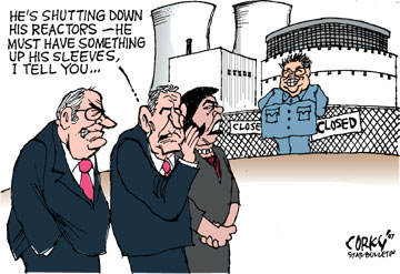 Corky's Editorial cartoon