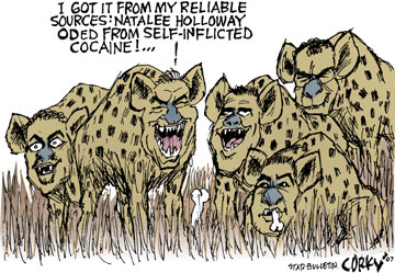 Corky's Editorial cartoon