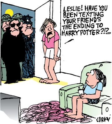 Corky's Hawaii cartoon