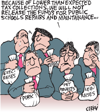 Corky's Hawaii cartoon