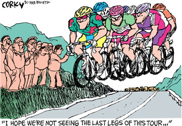 Corky's Editorial cartoon