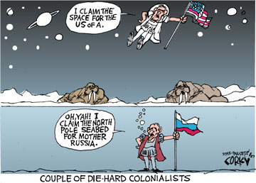 Corky's Editorial cartoon