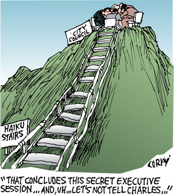 Corky's Hawaii cartoon