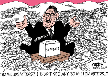 Corky's Editorial cartoon