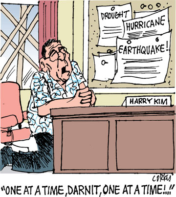 Corky's Hawaii cartoon