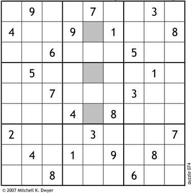 Scrivener's Sudoku