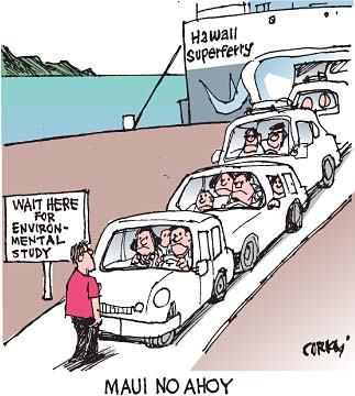 Corky's Hawaii cartoon