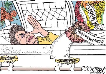 Corky's Editorial cartoon