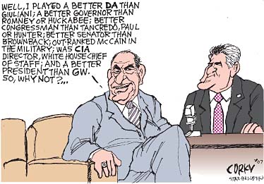 Corky's Editorial cartoon