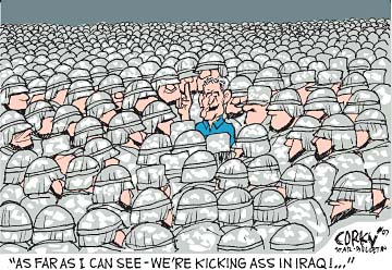Corky's Editorial cartoon