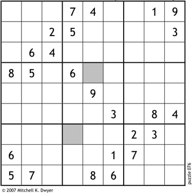 Scrivener's Sudoku