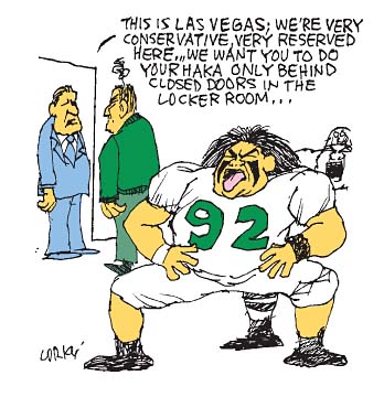 Corky's Hawaii cartoon