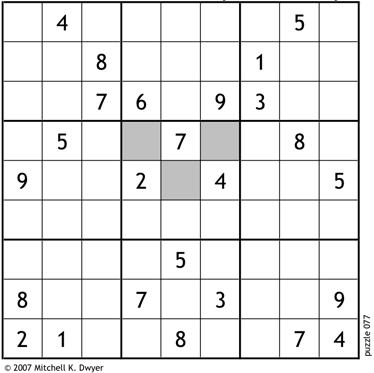 Scrivener's Sudoku