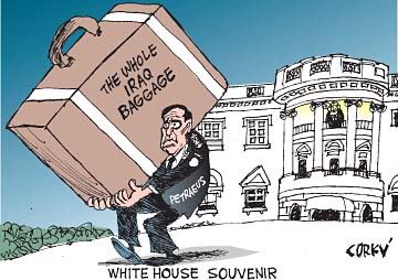 Corky's Editorial cartoon
