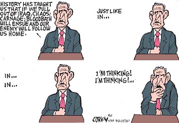 Corky's Editorial cartoon