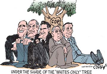 Corky's Editorial cartoon