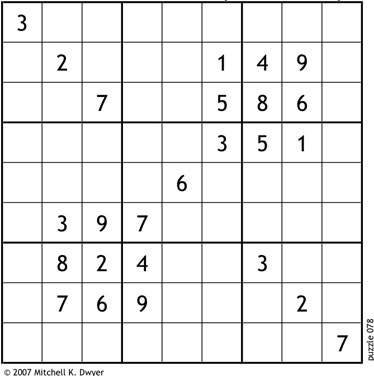 Scrivener's Sudoku