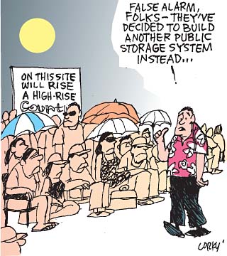 Corky's Hawaii cartoon