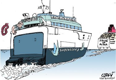 Corky's Editorial cartoon