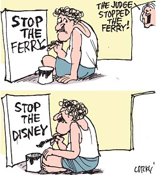 Corky's Hawaii cartoon
