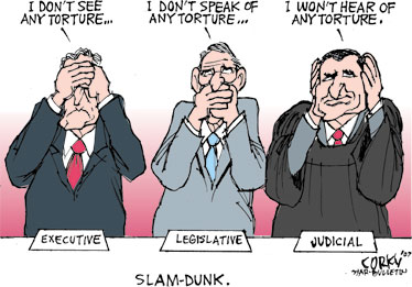 Corky's Editorial cartoon