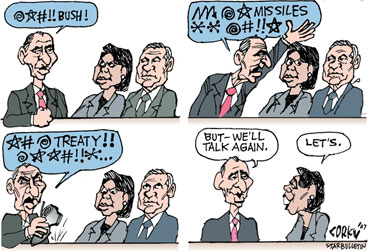 Corky's Editorial cartoon
