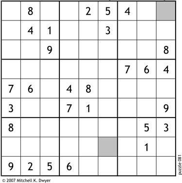 Scrivener's Sudoku