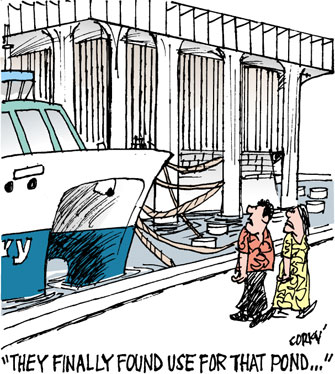 Corky's Hawaii cartoon