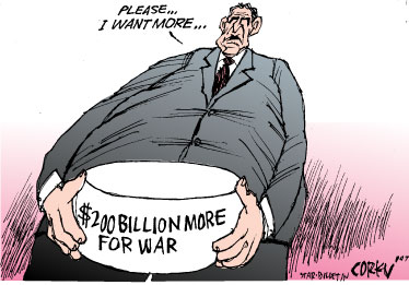 Corky's Editorial cartoon