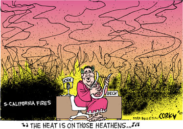 Corky's Editorial cartoon