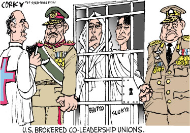 Corky's Editorial cartoon
