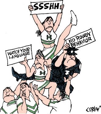 Corky's Hawaii cartoon