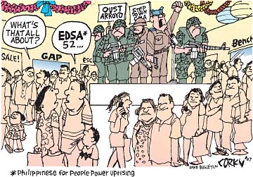 Corky's Editorial cartoon