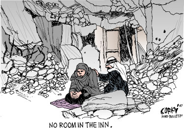 Corky's Editorial cartoon