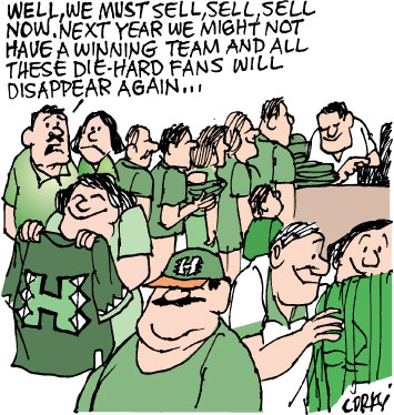 Corky's Hawaii cartoon