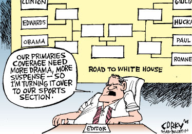 Corky's Editorial cartoon