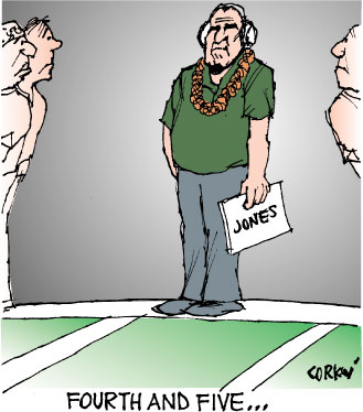 Corky's Hawaii cartoon