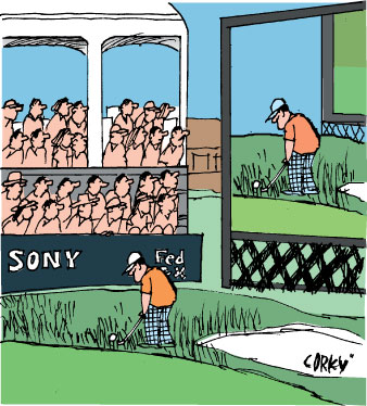 Corky's Hawaii cartoon