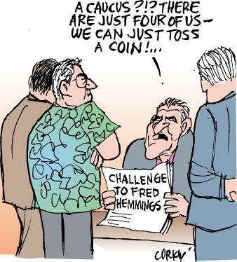 Corky's Hawaii cartoon