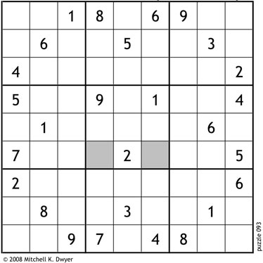 Scrivener's Sudoku